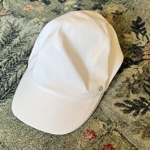 Lululemon White Adjustable Cap